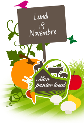 Mon panier local chez Midi au jardin lundi 19 novembre