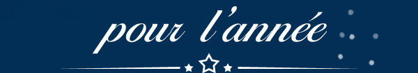 pour l'année