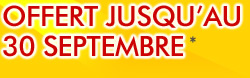 1 an d'emailing offert jusqu'au 30 septembre