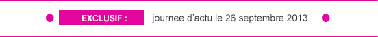 • Exclusif : Formation à Paris les 26 et 27 septembre 2013 •