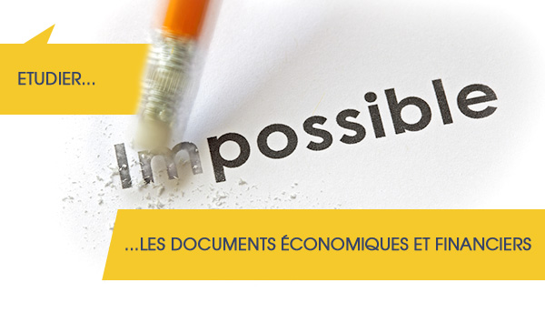 Etudier les documents economiques et financiers